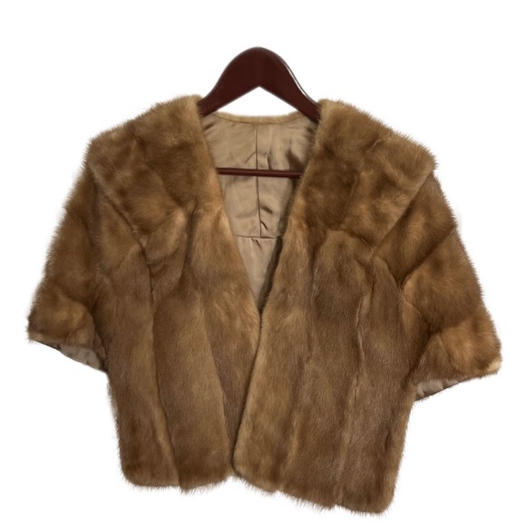 Women’s Vintage Mink Fur Stole - Picture 3 of 12